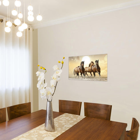 Wandbilder Wohnzimmer XXL Pferde Moderne Bilder Tiere